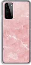 Case Company® - OnePlus 9 Pro hoesje - Roze marmer - Soft Cover Telefoonhoesje - Bescherming aan alle Kanten en Schermrand