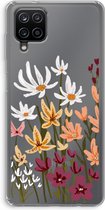 Case Company® - Samsung Galaxy A12 hoesje - Painted wildflowers - Soft Cover Telefoonhoesje - Bescherming aan alle Kanten en Schermrand