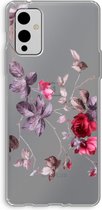 Case Company® - OnePlus 9 hoesje - Mooie bloemen - Soft Cover Telefoonhoesje - Bescherming aan alle Kanten en Schermrand