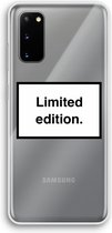 Case Company® - Samsung Galaxy S20 hoesje - Limited edition - Soft Cover Telefoonhoesje - Bescherming aan alle Kanten en Schermrand