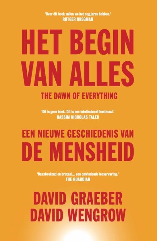 Boek cover Het begin van alles van David Graeber (Paperback)