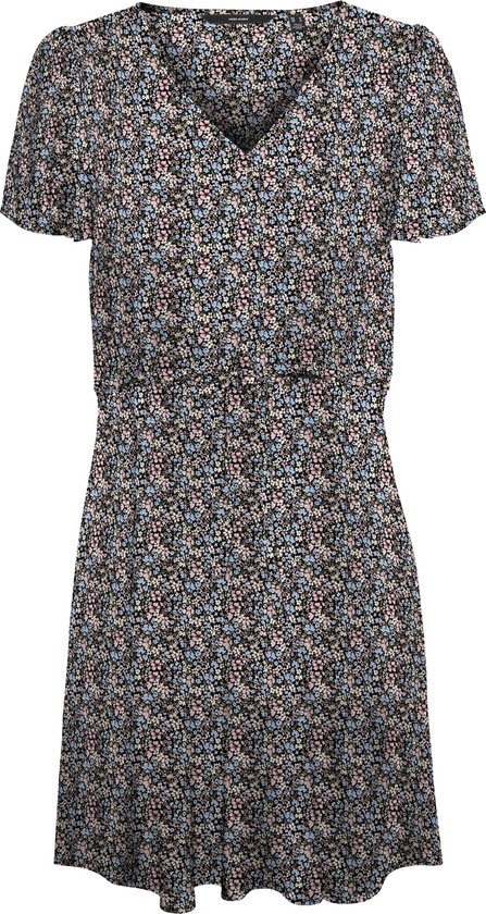 VERO MODA Vmeasy Joy L/S Short Dress Wvn Ga Vestito Corto Donna, Manica Lunga, Tessuto Resistente