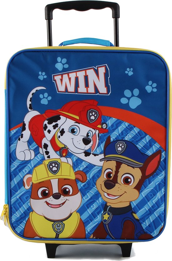 Reiskoffer - PAW PATROL Chase Marshall Rubble Trolley Kinderkoffer Koffer...
