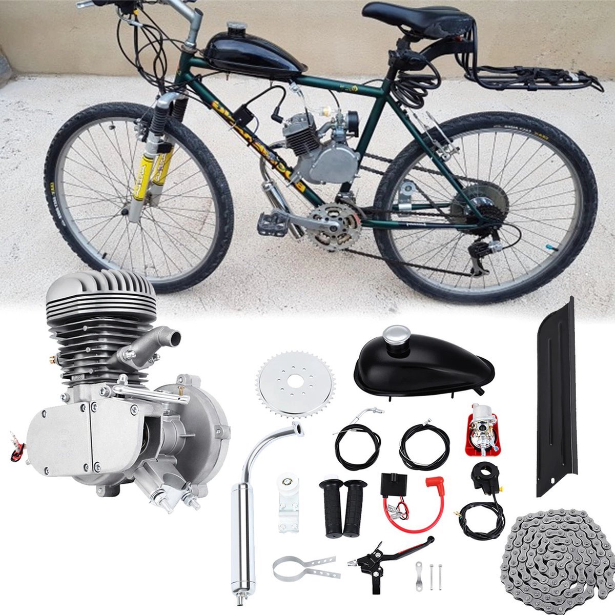 Frein vélo,Kit de Conversion de frein à disque arrière, pour vtt,  accessoires de bicyclette - Type Universal Brake