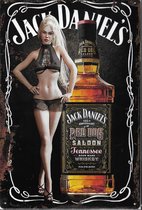 Metal Plate 'Jack Daniels' - wandborden - bierplaat - metalen plaat - wanddecoratie