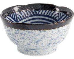 Tokyo Design Studio – Aisai Seigaiha – Bol à riz – 11,4x6cm 300 ml