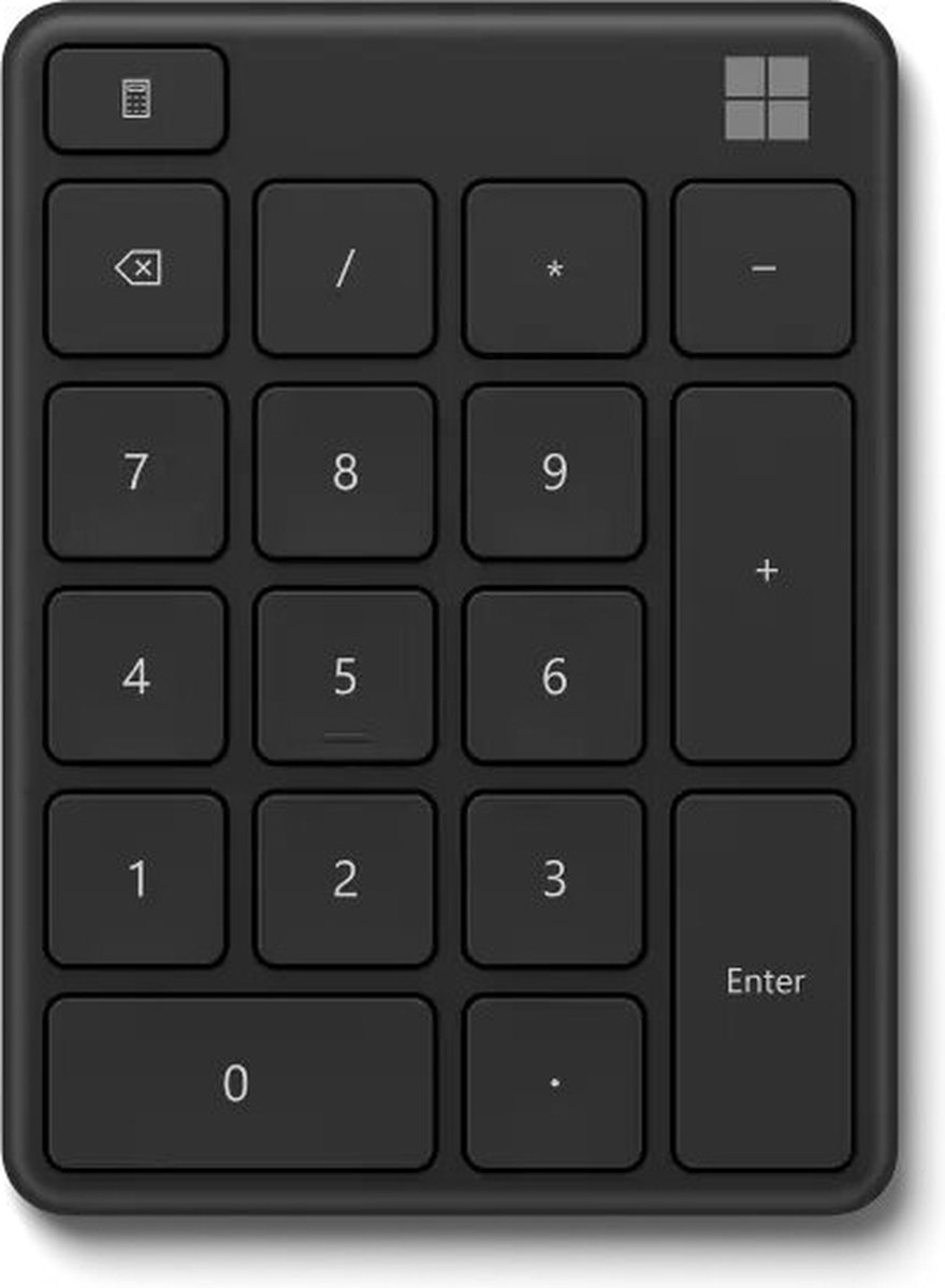 Microsoft Number Pad - Nummeriek toetsenbord - matzwart