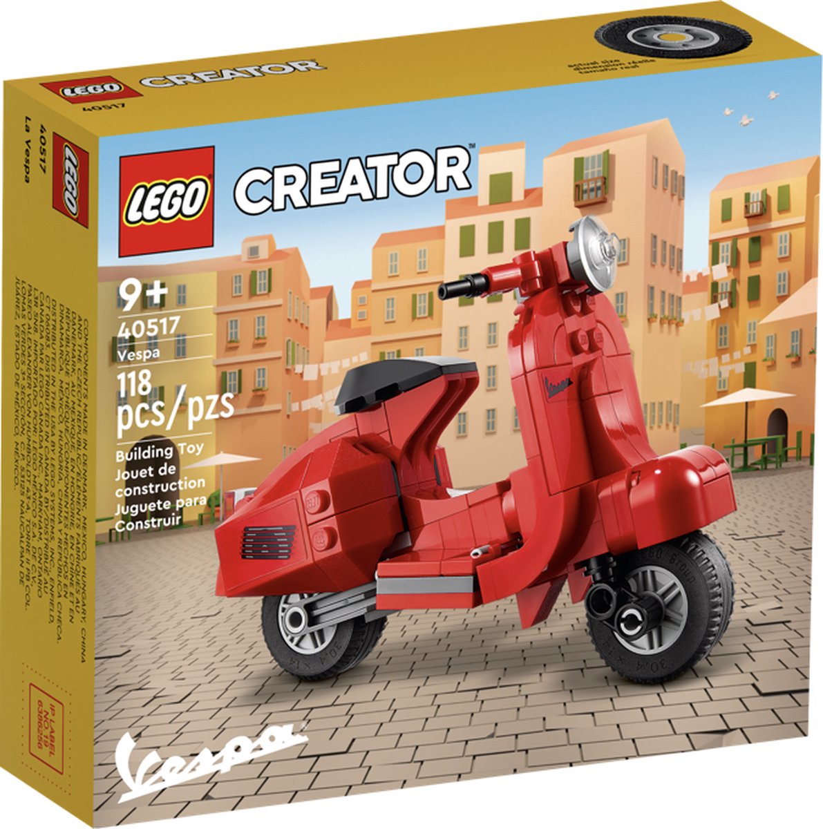 LEGO® Icons 10298 Vespa 125, Collection Scooter Adulte - Cdiscount Jeux -  Jouets