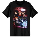 Jujutsu Kaisen Group T-Shirt - Maat XXL