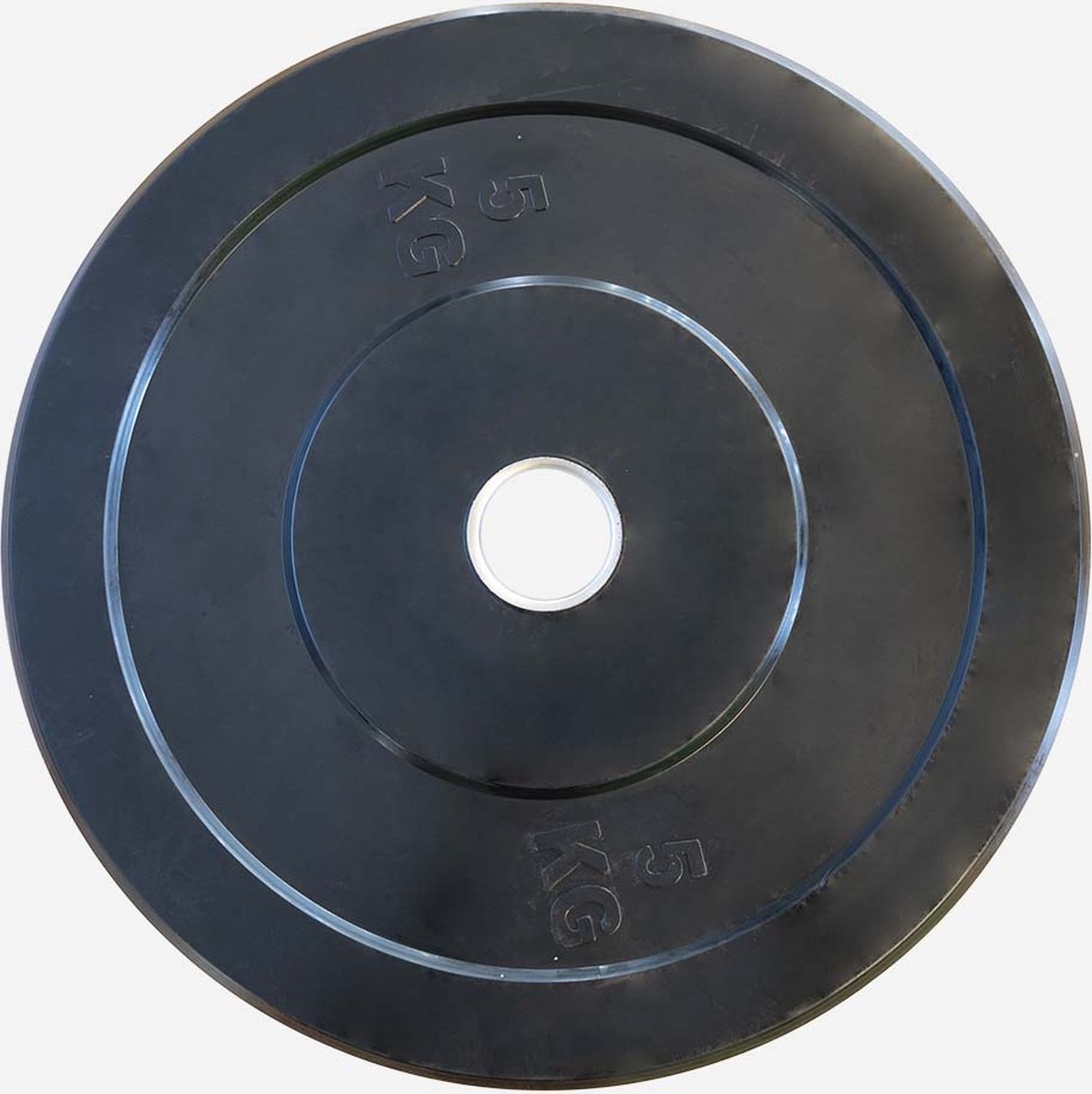 Black Bumper Plate 5kg - Krachttraining - halterschijf - fitness