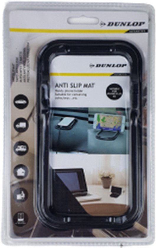 Tapis antidérapant pour mobile - Zwart - Siliconen / Plastique - Convient  pour iPhone