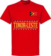 Oost Timor Team T-Shirt - Rood - XXXXL