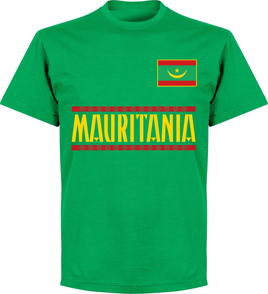 Mauritanië Team T-Shirt - Groen - S