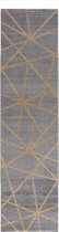 Magic Floor - Tapijt - Vloerkleed - PERA 0424A - Grijs - Polyester - (300x80cm)