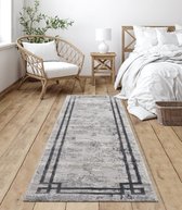 Magic Floor - Tapijt - Woonkamer - Vloerkleed Pera 0343A - Grijs - Polyester - (290x200cm)