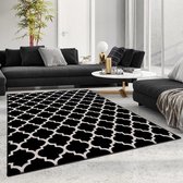 Magic Floor - Tapijt - Vloerkleed - Gabardin  - Zwart - Polyester - (230x160cm)