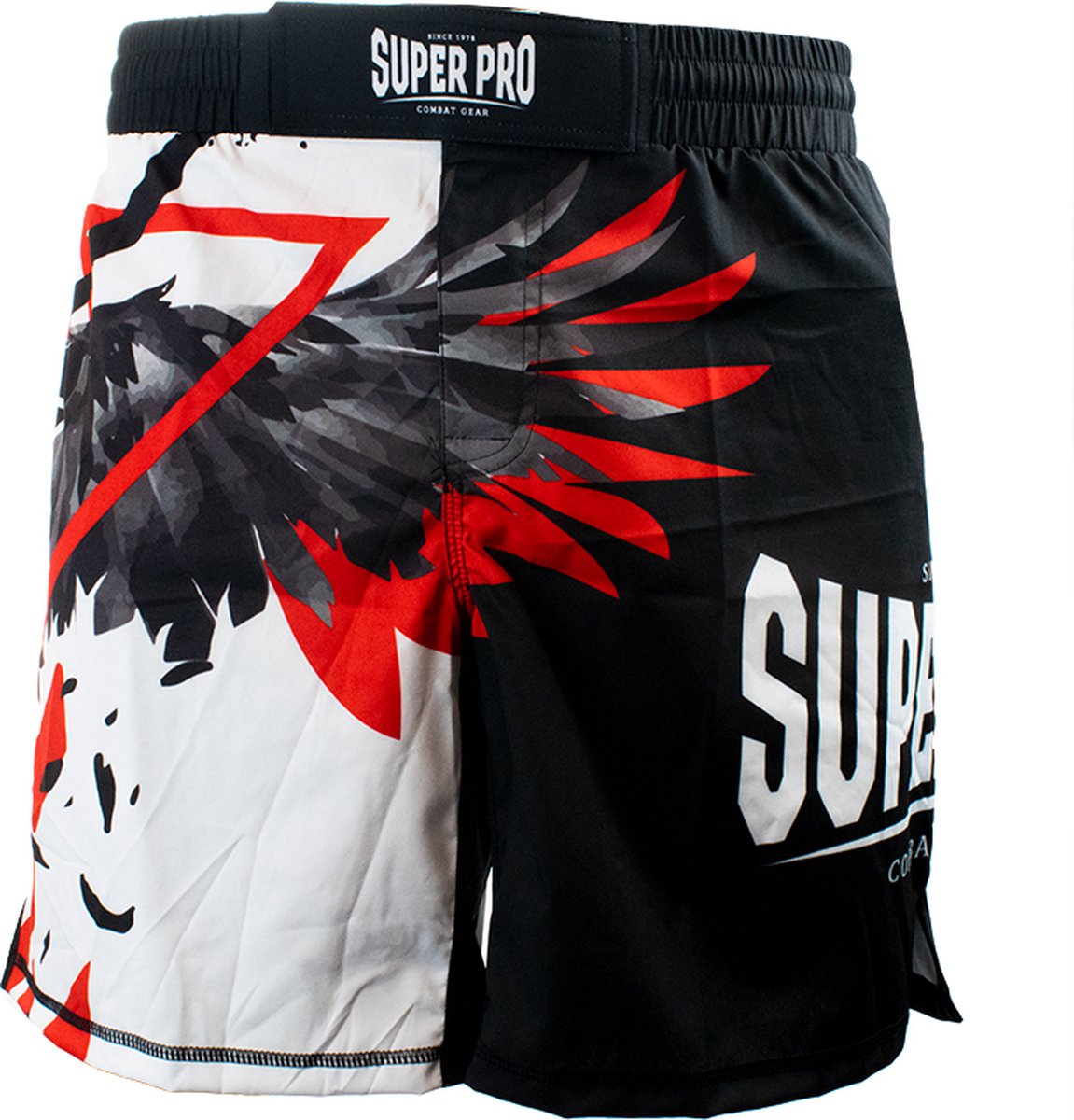 Super Pro Combat Gear MMA Short RAVEN Extra Extra Large