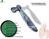 3D Faceroller GreenBanana | Gezichtsroller | Applicator voor gezichtsmassage | Contour Facial roller | Skincare | Huidverzorging