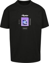 Urban Classics Heren Tshirt -L- Catch Em 2.0 Oversize Zwart