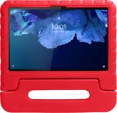 Hoes Geschikt voor Lenovo Tab P11 Hoes Bumper Kindvriendelijk Kids Case - Hoesje Geschikt voor Lenovo Tab P11 Hoesje Shockproof Cover Hoes - Rood