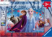 Puzzel 2x12 stukjes Frozen 2