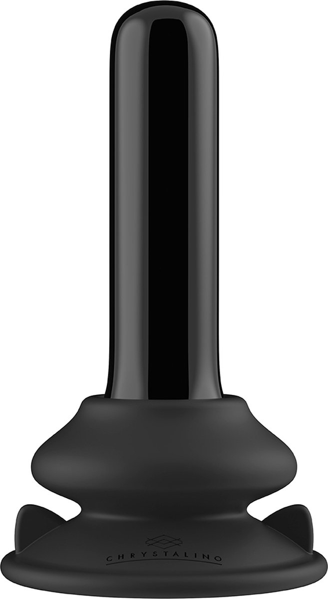 Goedkoopste Chrystalino by Shots - Thumby - Smooth Glass Vibrator with Suction Cup