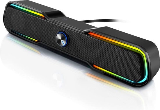 Archeer CS2 PC speakers - Soundbars - gaming computer luidspreker - met  kleurrijke... | bol.com