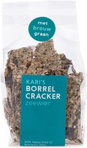 2 Pakjes Kari's Crackers- Biologische zeewier- Borrel Cracker- Knekkebrød