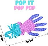 Pop IT XXL - Schorpioenbeet - Schorpioen met hand  pop it - speelgoed - Fidget toy - Multicolor