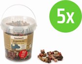 Beeztees Mini Sporties Mix - hondensnack - 500 gram - 5 verpakkingen