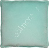 Colmore - Sierkussen velvet beach glass - Turquoise - 50x50cm
