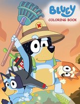 Blụey's Coloring Book: Blụey's Coloring Book For Kids Jumbo