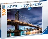 Volwassenen Puzzel 500 stukjes NY, de stad die nooit slaapt