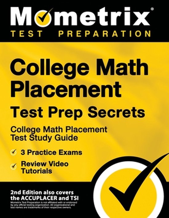 College Math Placement Test Prep Secrets - College Math Plac ... - cover