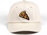 Baseball Cap Pizza - Unisex - Pizza - Beige