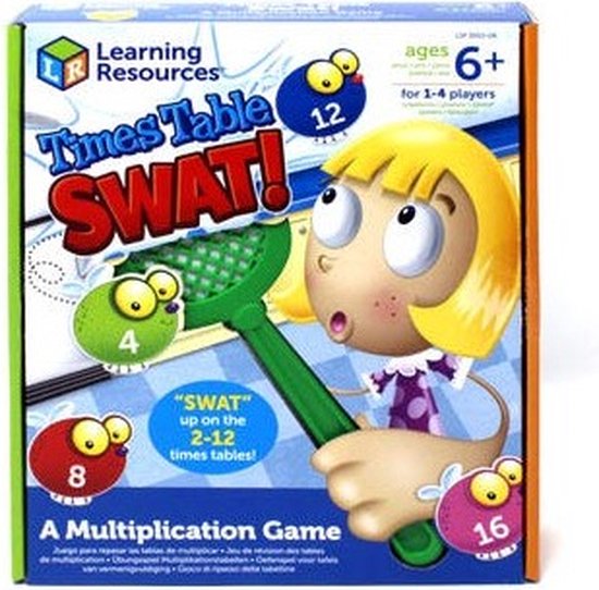 Afbeelding van het spel Educatief spel Tafels Meppen (Times Table Swat) vanaf 7 jaar