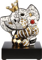 Goebel - Romero Britto | Decoratief beeld / figuur Golden Spring Elephant 14 | Porselein - Pop Art - 14cm