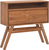 Sidetable 80x30x80 cm massief teakhout