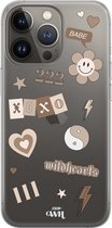 iPhone 7/8 SE Case - iPhone 7/8 SE - Wildhearts Icons Nude - xoxo Wildhearts Transparant Case