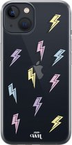 iPhone 13 mini Case - Thunder Colors - xoxo Wildhearts Transparant Case