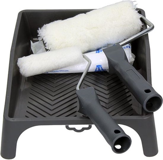 Ensemble de peinture murale professionnelle 2 rouleaux 6 pièces