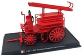 1897 Fourgon Depart Attele (11 cm) – 1:43 del Prado {Modelauto - Schaalmodel - Miniatuurauto - Brandweer - Brandweerauto}