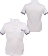 QHP Wedstrijdshirt Junior Pearl - maat 140 - white