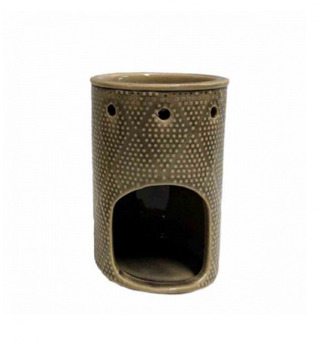 Home Society - Wax & Oil Burner - Grijs/Groen