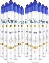 Dove Original Anti-transpirant Spray Vrouw - 12 x 150 ml - Voordeelverpakking