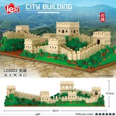 Lezi Chinese Muur - Great Wall of China - Nanoblocks / miniblocks - Beroemde bouwwerken - Bouwset / 3D puzzel - 1202 bouwsteentjes