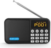 Noodradio DigitaleDAB Plus FM-tuner Radiospeler Ontvanger / Nood radio / Mini Draagbaar Oplaadbaar Bluetooth-luidspreker Stereo USB / TF-kaartpoort muziek