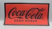 Tapis de bar en caoutchouc/nylon Coca-Cola Zero