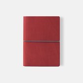 CIAK notitieboek Deluxe - 15x21cm - gelinieerd - genummerde blz. - doorlopende agenda - softcover - rood