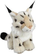 Pluche knuffel dieren Europese Lynx 18 cm - Speelgoed knuffelbeesten